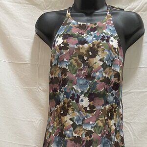 Floral Halter Maxi Dress - Vibrant Boho Chic Style